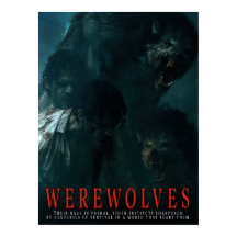 Serie de Pósteres de Hombres Lobo I