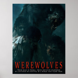 Póster Serie de Pósteres de Hombres Lobo I
