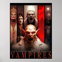 Póster Serie de Pósteres de Vampiros I