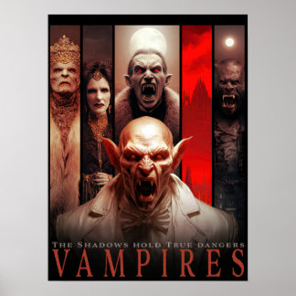 Póster Serie de Pósteres de Vampiros I