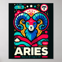 Serie de Rótulos Zodiac - Aries