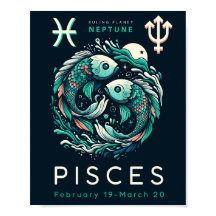 Serie de Rótulos Zodiac - Pisces