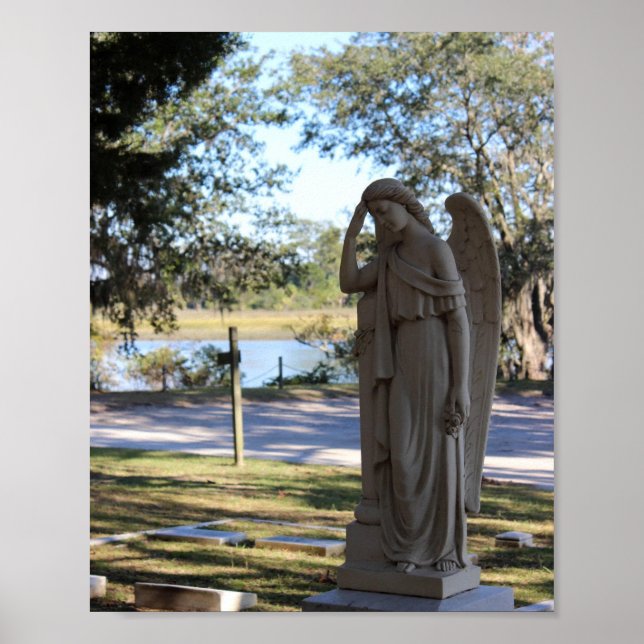 Póster Serie de Savannah: Estatua del Ángel Bonaventure (Frente)