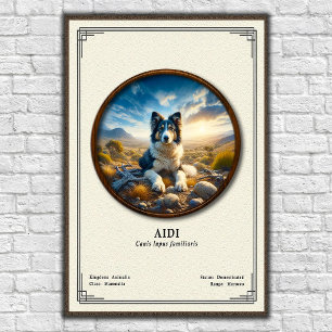 Póster Serie de Zoología Aidi
