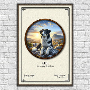 Póster Serie de Zoología Aidi