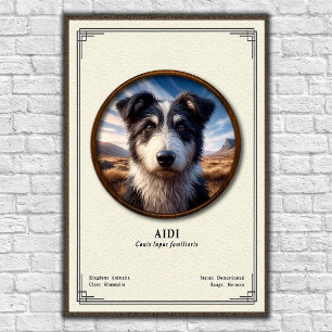 Póster Serie de Zoología Aidi