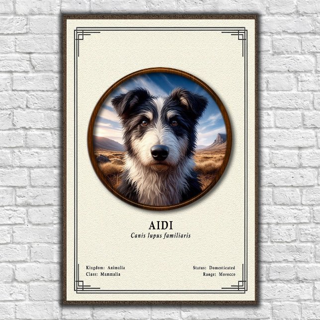 Póster Serie de Zoología Aidi (Subido por el creador)