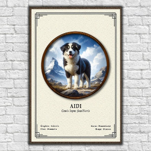 Póster Serie de Zoología Aidi