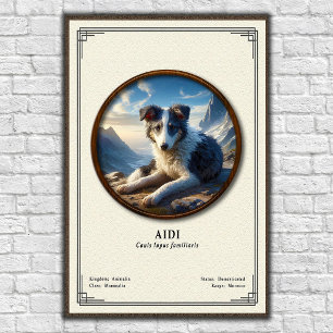 Póster Serie de Zoología Aidi