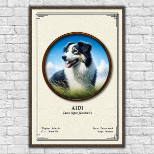 Póster Serie de Zoología Aidi