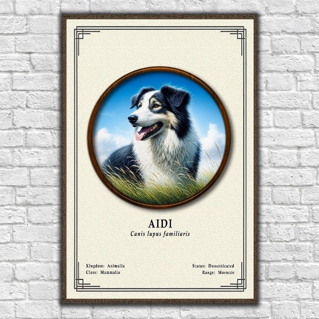 Póster Serie de Zoología Aidi (Subido por el creador)