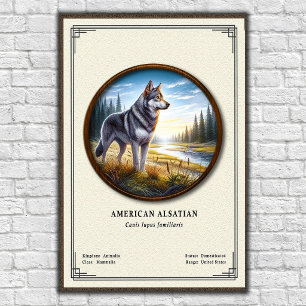 Póster Serie de Zoología Alsaciana Americana