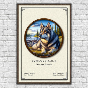Póster Serie de Zoología Alsaciana Americana