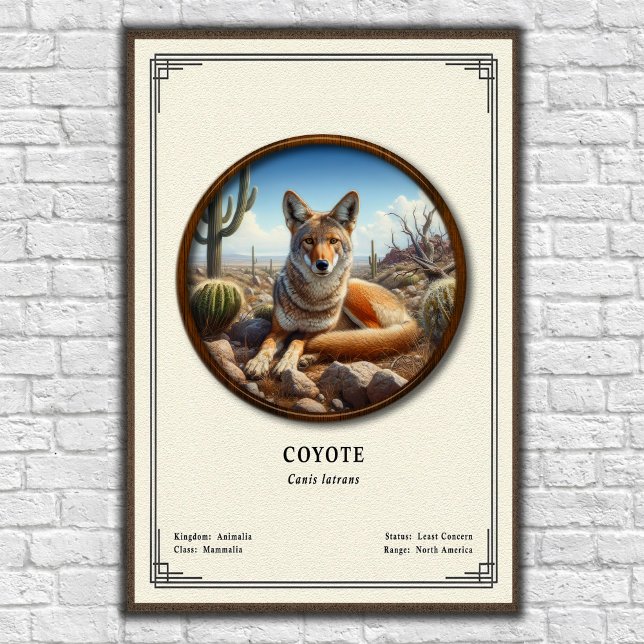 Póster Serie de Zoología de Coyote (Subido por el creador)