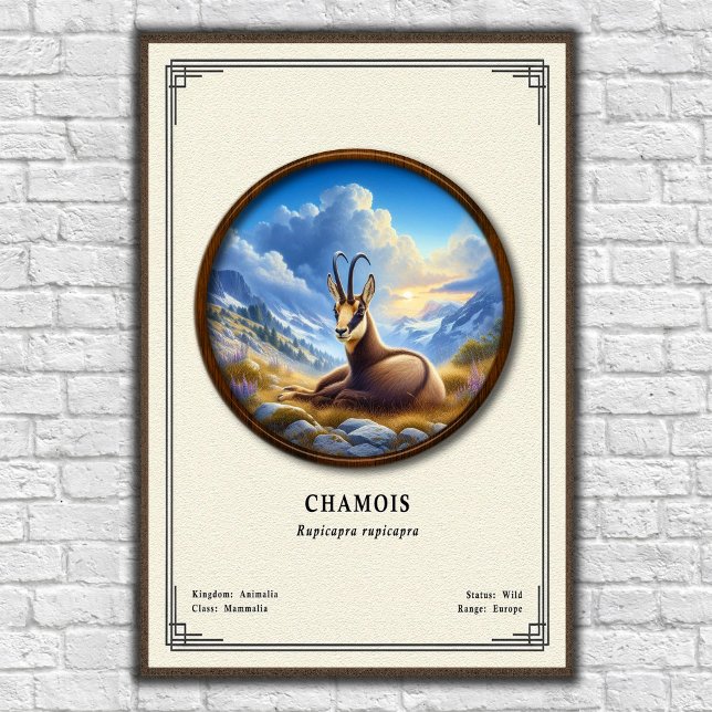 Póster Serie de Zoología de la Gamuza (Subido por el creador)