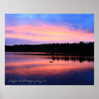 Póster Serie del lago Trout
