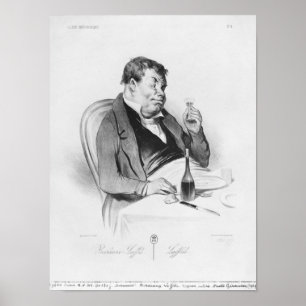 Póster Serie "del physionomique de Galerie", Burdeos