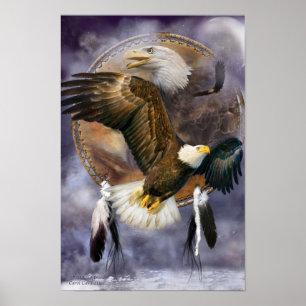 Póster Serie Dream Catcher - Poster/impresión de águila e