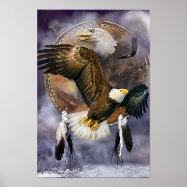 Póster Serie Dream Catcher - Poster/impresión de águila e (Frente)