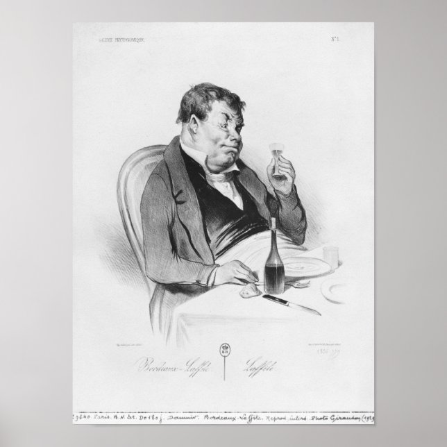 Póster Serie "Fitsionomique de la Galerie", Burdeos (Frente)