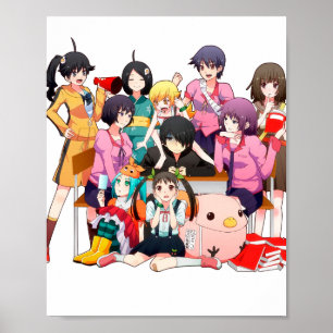 Póster Serie Monogatari