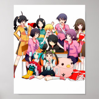 Póster Serie Monogatari