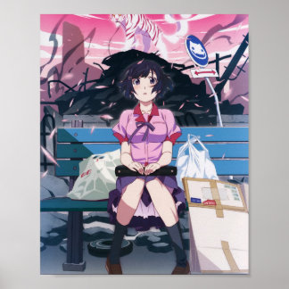Póster Serie Monogatari - Hanekawa Tsubasa