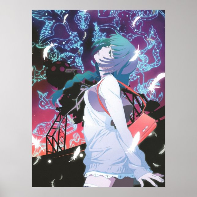 Póster Serie Monogatari Senjougahara Hitagi (Frente)