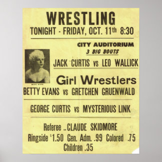 Póster Serie Poster de lucha antiveneciana