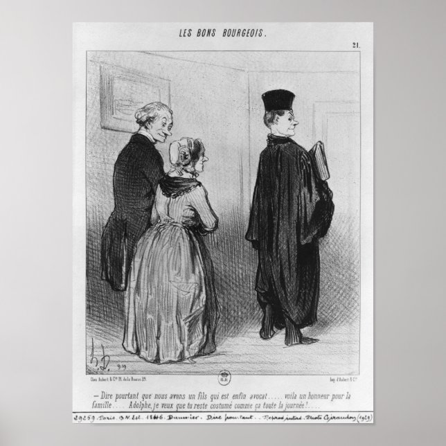 Póster Series 'Les Bons Bourgeois' (Frente)