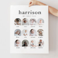 Serif Arches Collage de fotos de primer año