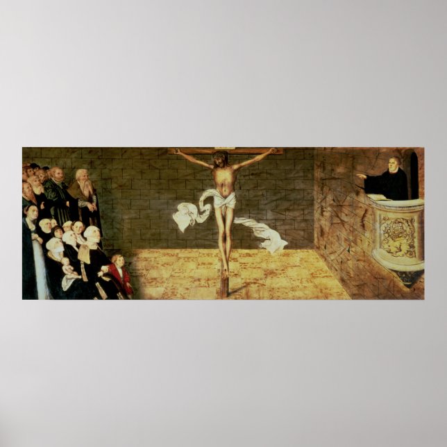 Póster Sermón de Martin Luther (Frente)