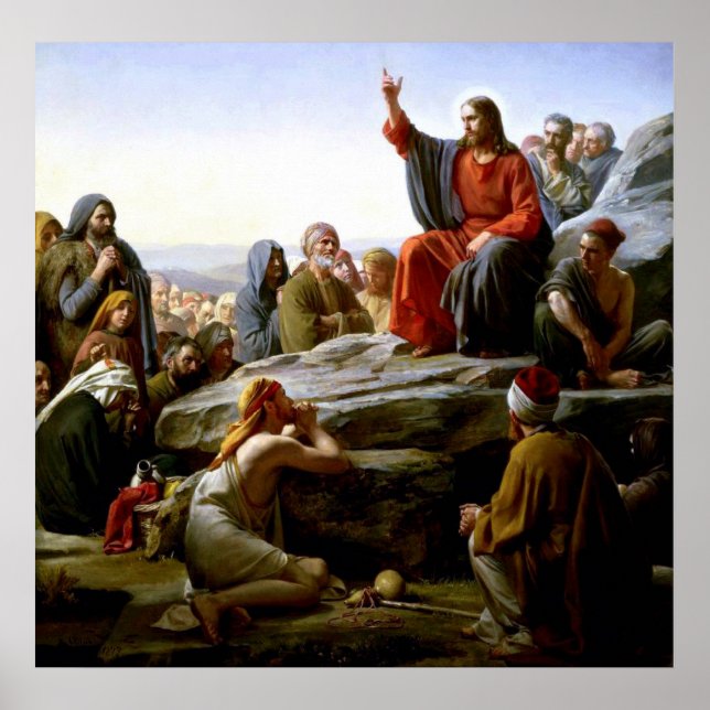 Póster Sermón en el Monte Poster (Frente)