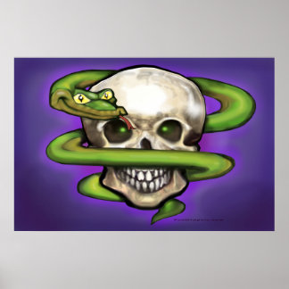 Póster Serpent n Skull Poster