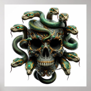 Póster Serpent Skull