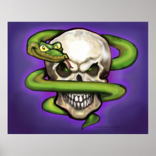 Póster Serpent Skull Poster