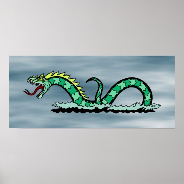 Póster Serpente marino (Frente)