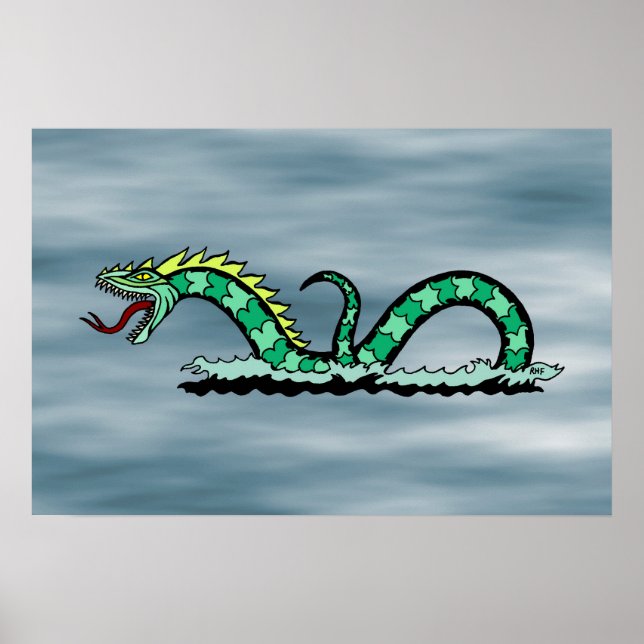 Póster Serpente marino (Frente)