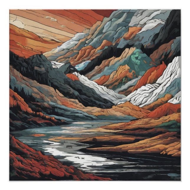 Póster Serpentine Valley (Anverso)