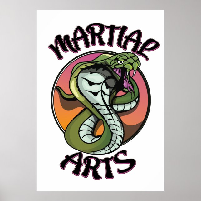 Póster Serpiente de artes marciales (Frente)