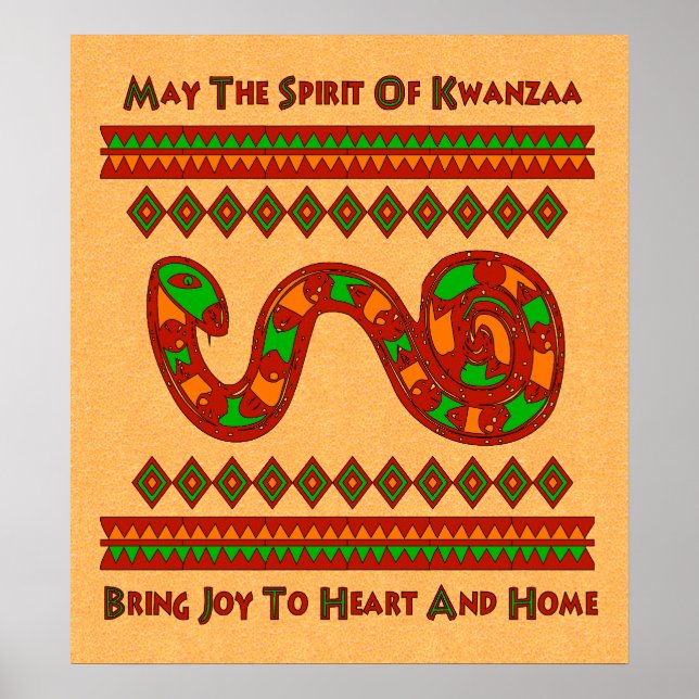 Póster Serpiente Kwanzaa (Frente)