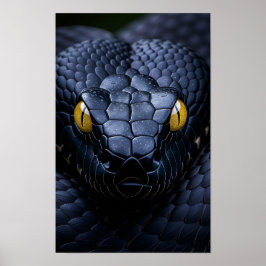 Póster Serpiente Negra