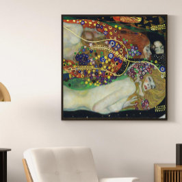 Póster Serpientes de agua por Gustav Klimt Detail Poster
