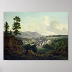 Póster Serrería en Noruega, 1827