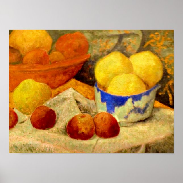 Póster Serusier - Manzanas y Tazón Azul (Frente)