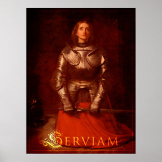 Póster ¡Serviam! - Juana de Arco