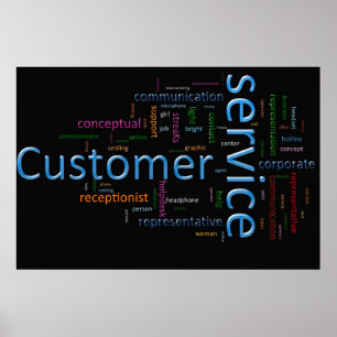 Póster Servicio al cliente