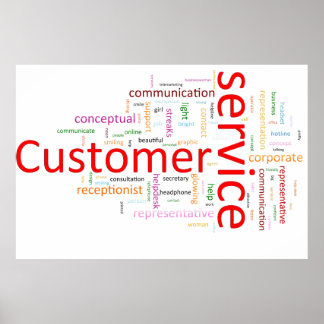Póster Servicio al cliente