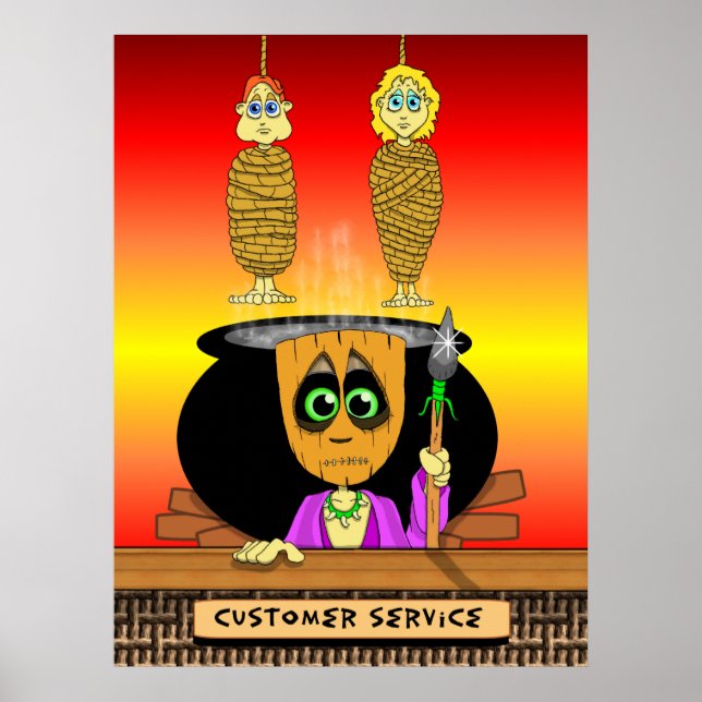 Póster Servicio al cliente de Hanni Ba Loo (Frente)