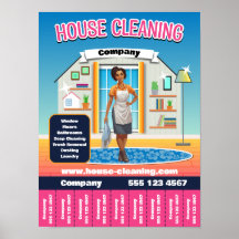 Servicio de limpieza de casas rosa